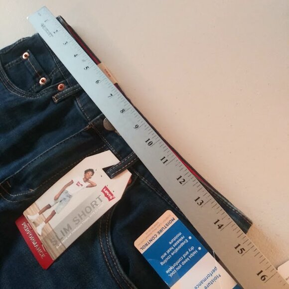 Levi's boy's size 16R  (28 waist) slim jean shorts - Picture 10 of 16
